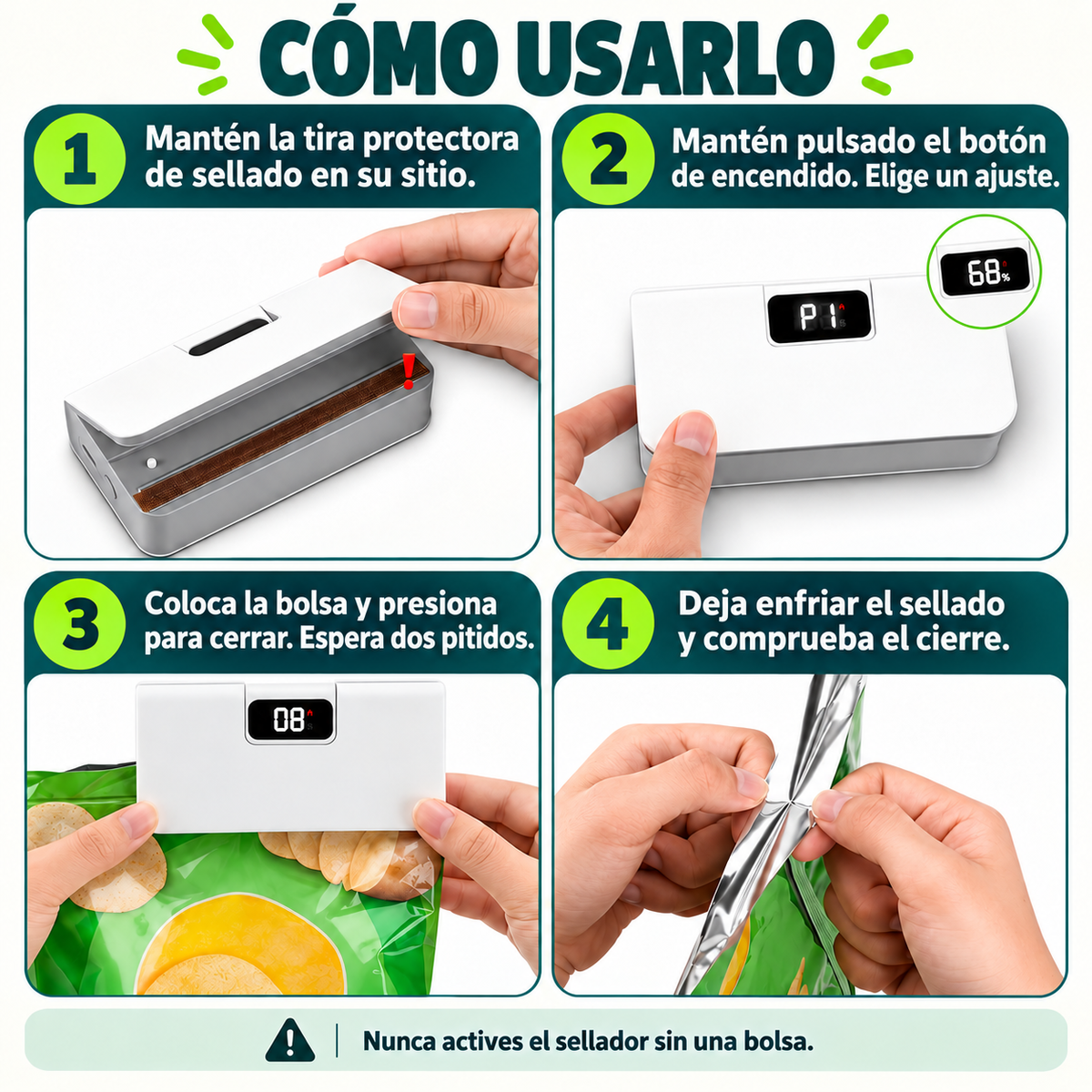 Cómo usar SealBits en cuatro pasos