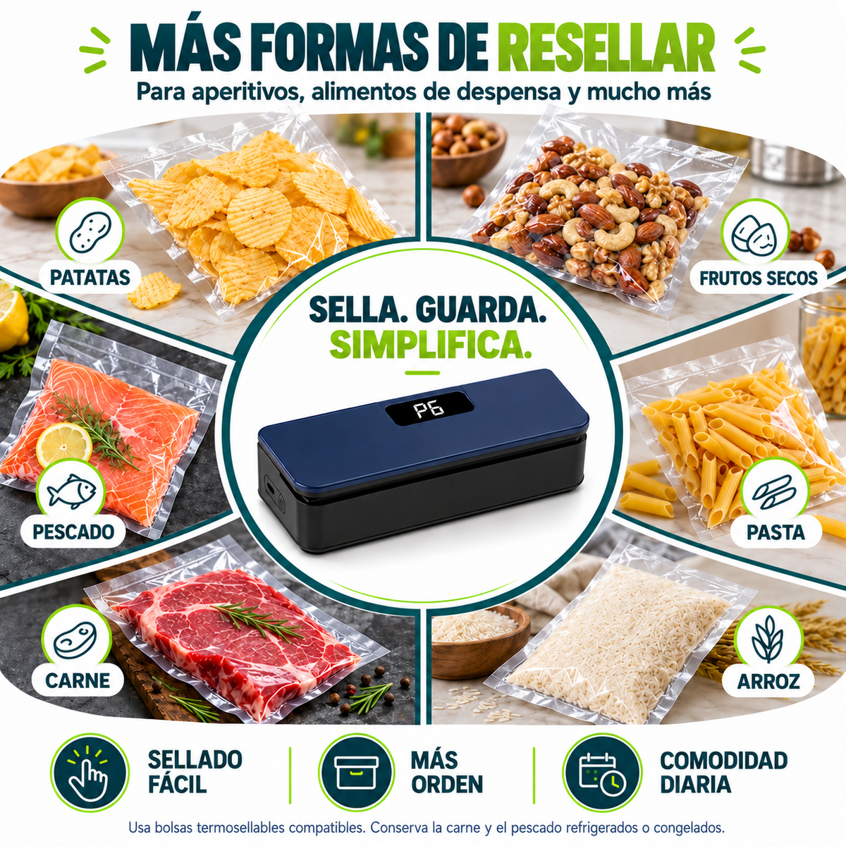 Selladora de calor portátil